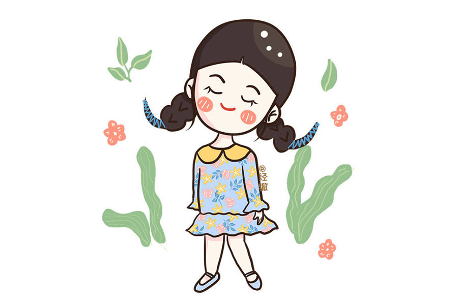 春天在哪里呀！春天在那小姑娘的眼睛里！