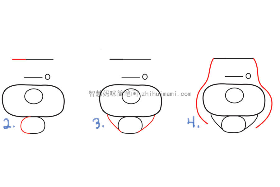 可爱的卡通狮子简笔画头像