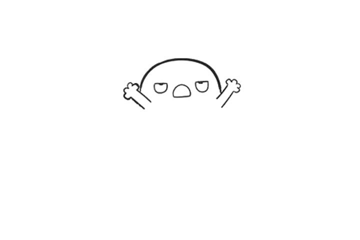 如何画卡通恐龙简笔画