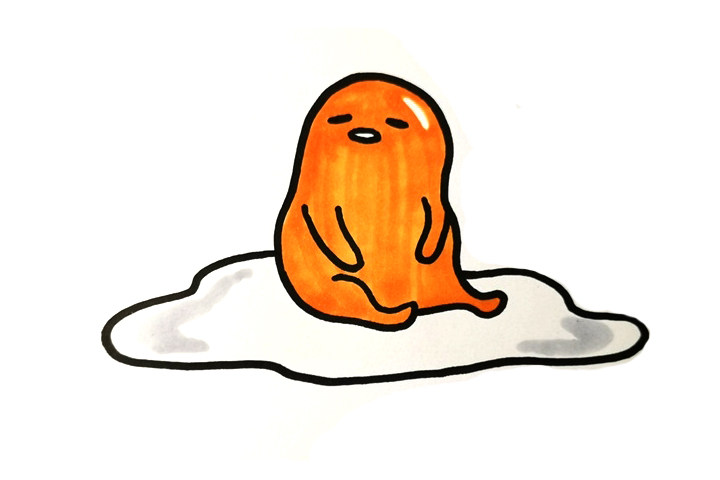 蛋黄哥怎么画