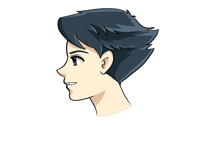 如何画漫画男孩的脸