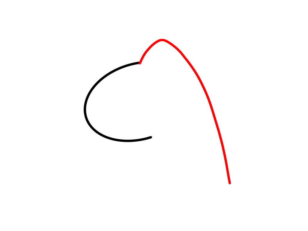 爱心独角兽简笔画画法步骤