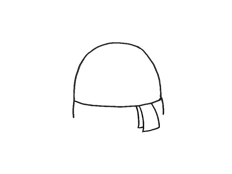 可爱的驯鹿简笔画画法步骤