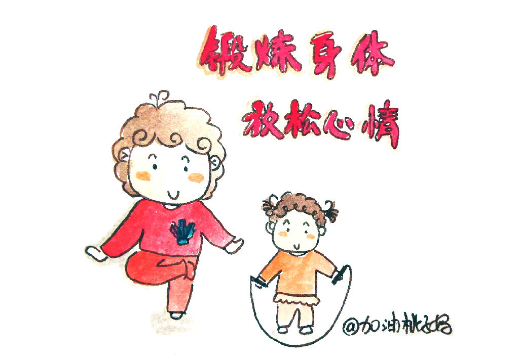 科学预防肺炎的简笔画