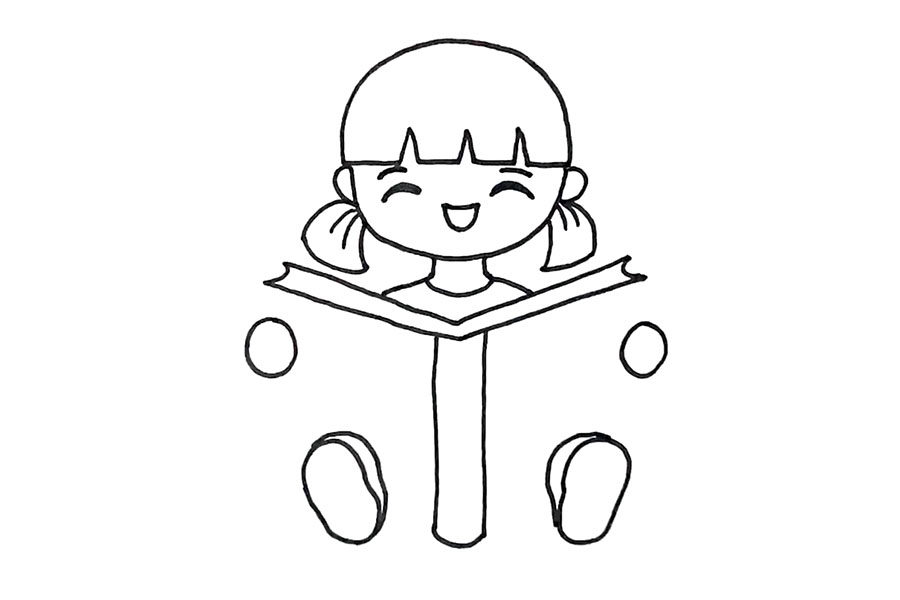 世界读书日主题简笔画