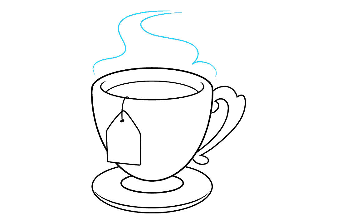 茶杯怎么画