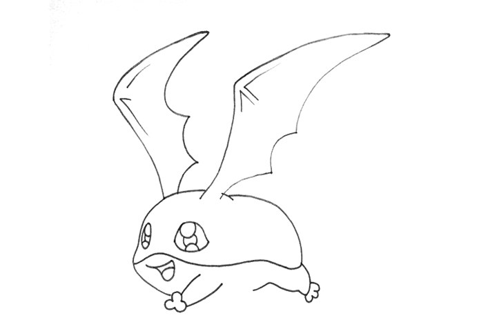 巴达兽简笔画