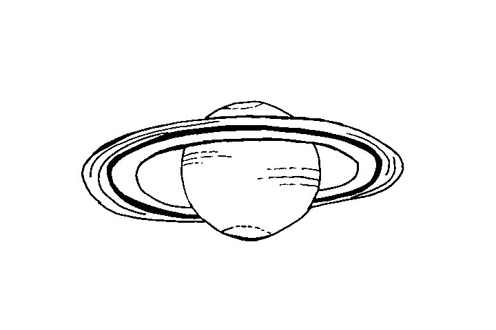 宇宙星球简笔画图片