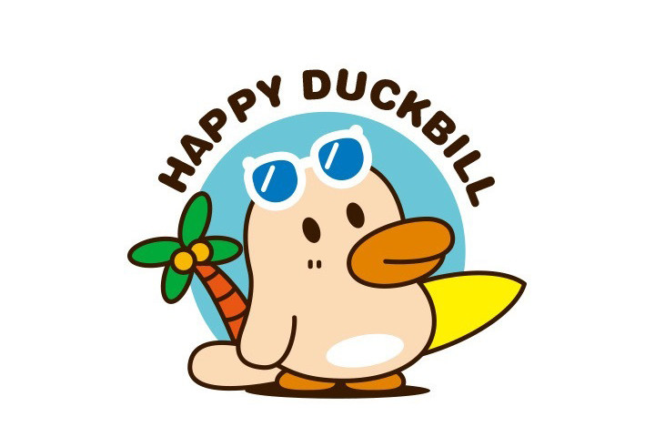 可爱小动物过夏天简笔画图片