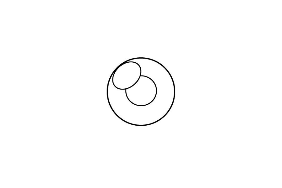 如何画瞳孔