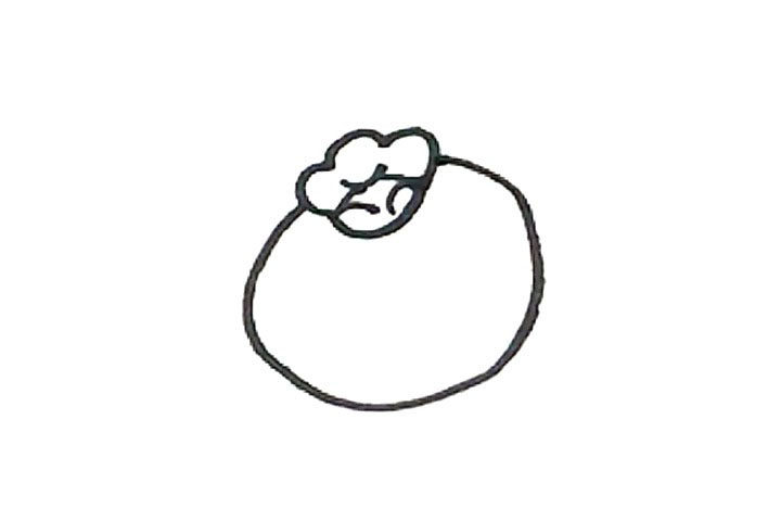 蓝莓简笔画画法教程