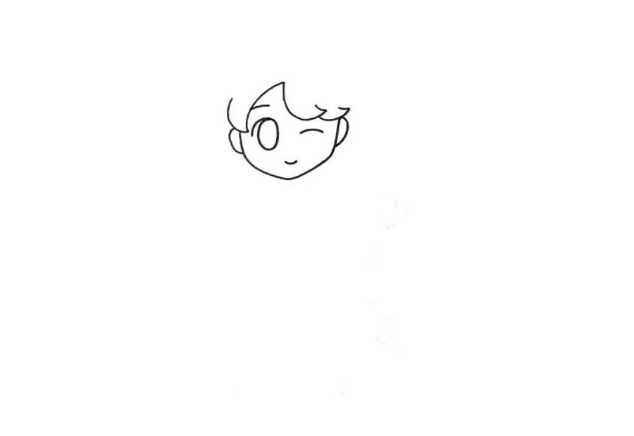 十二星座漫画人物-金牛座简笔画