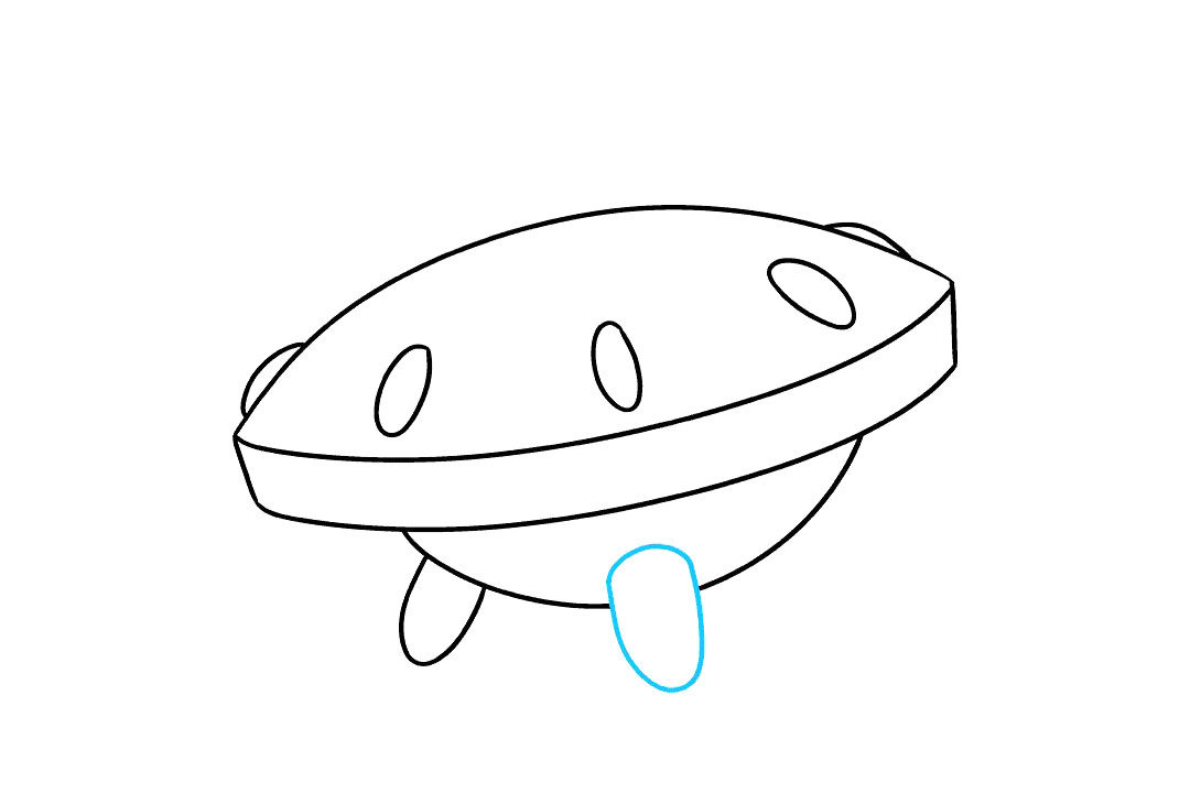 外星人飞船怎么画