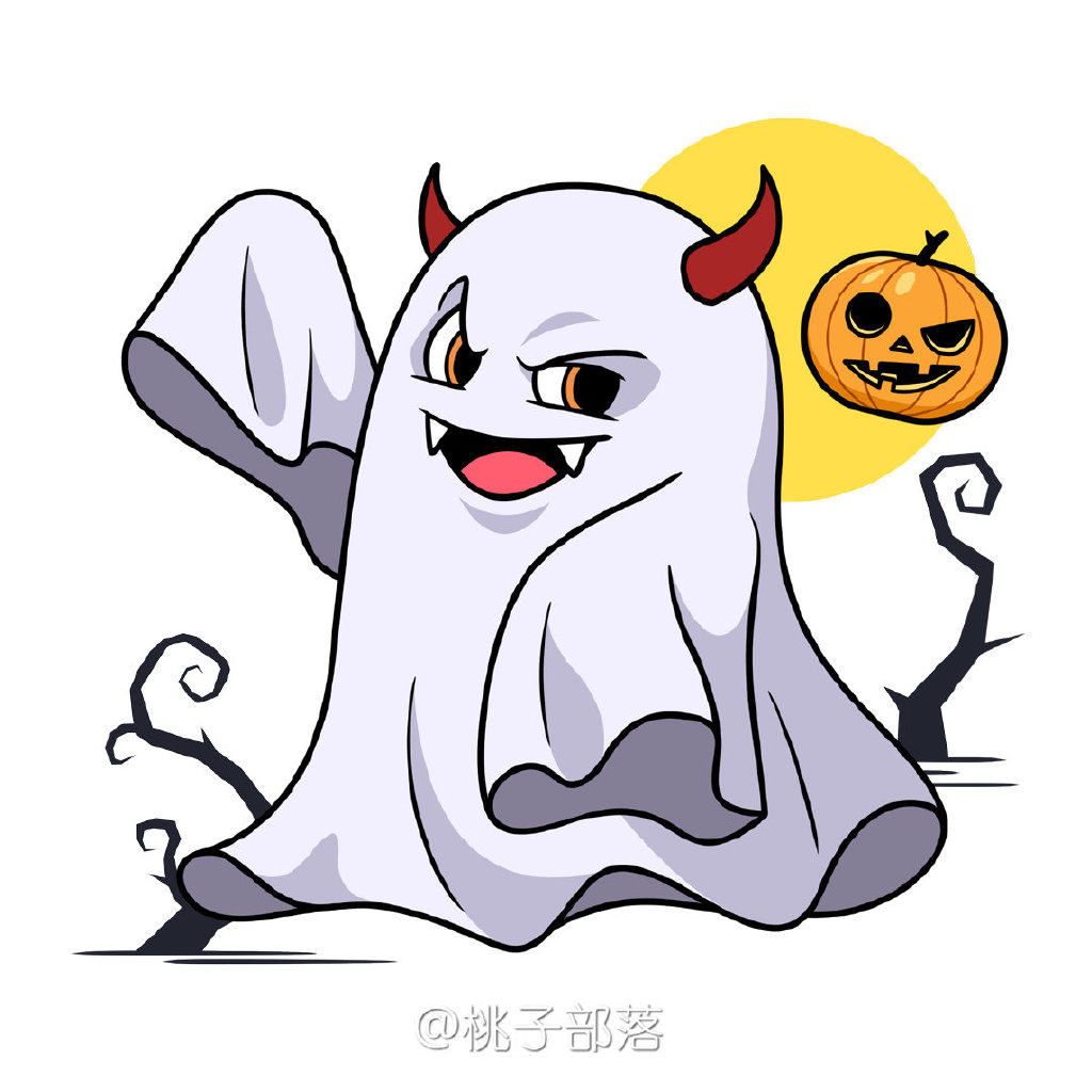 万圣节小鬼简笔画图片，节日气氛搞起来！