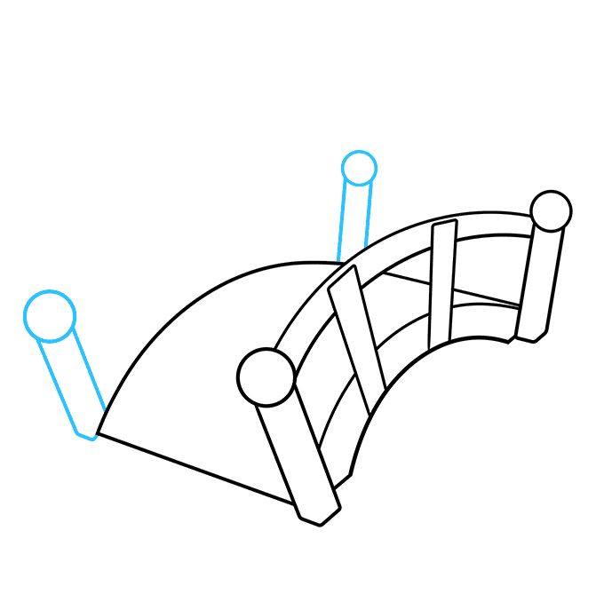 小桥流水怎么画