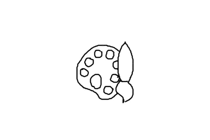 画画调色板怎么画