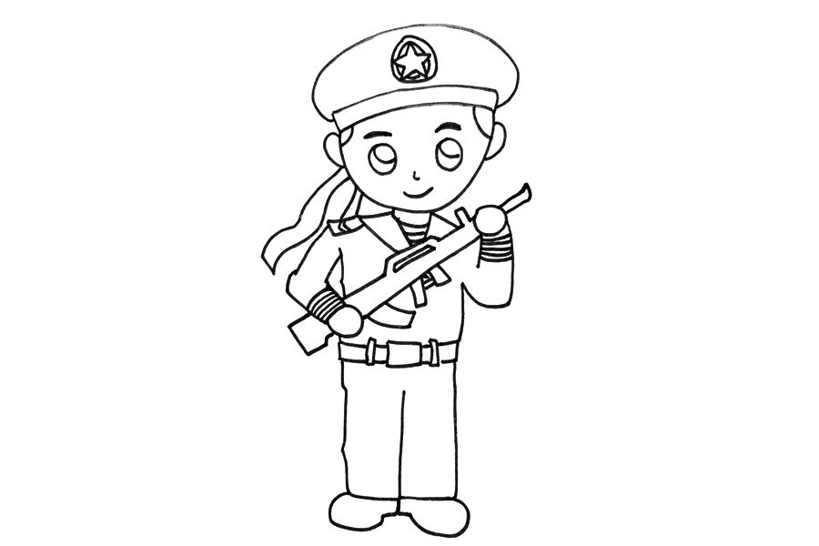 海军怎么画