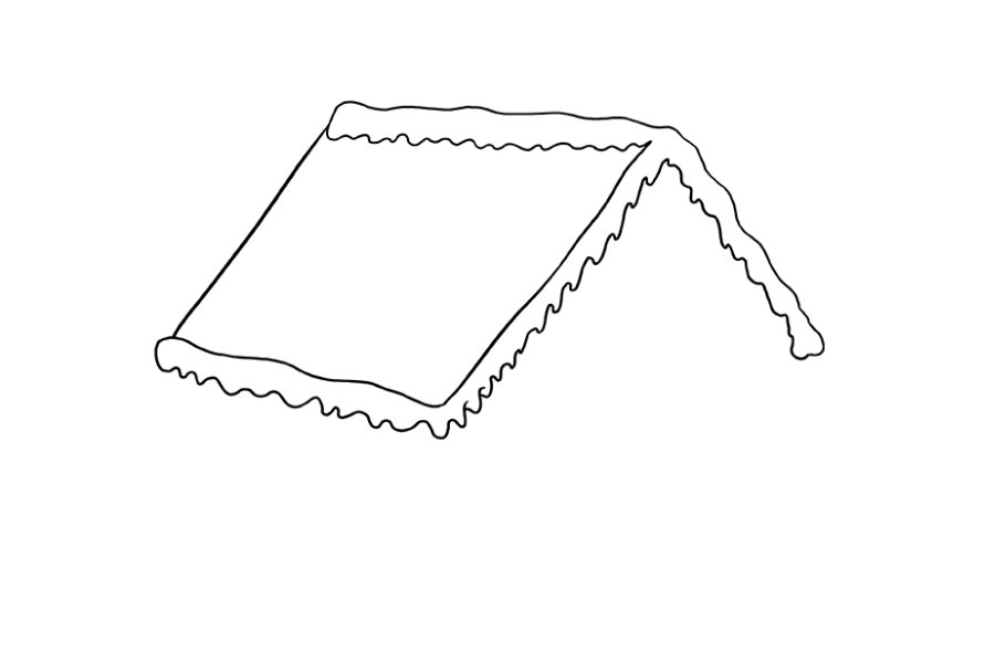 如何画姜饼屋
