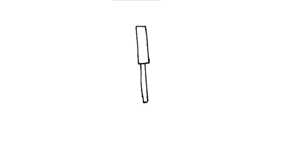 锅铲简笔画步骤