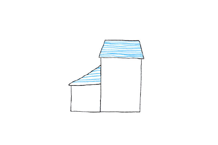 充满童趣的小房子简笔画教程1