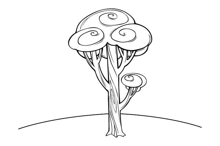 各种树木的画法
