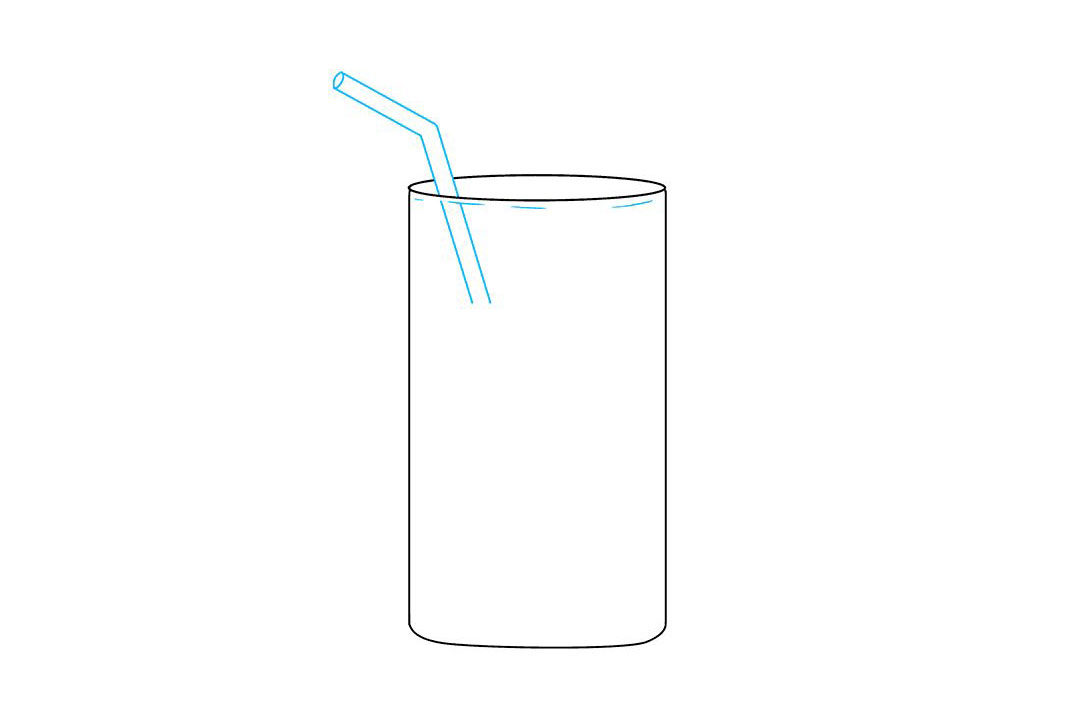 怎样画柠檬水