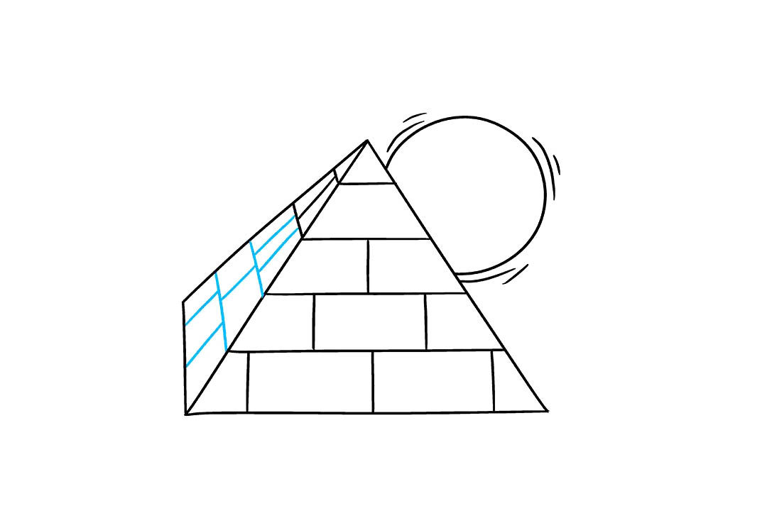 埃及金字塔怎么画