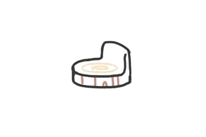 生活常用小物简笔画 坐垫怎么画