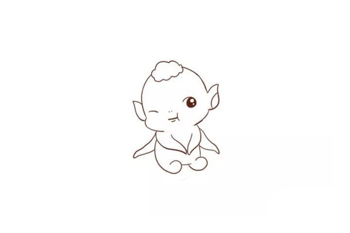 胡巴简笔画画法教程