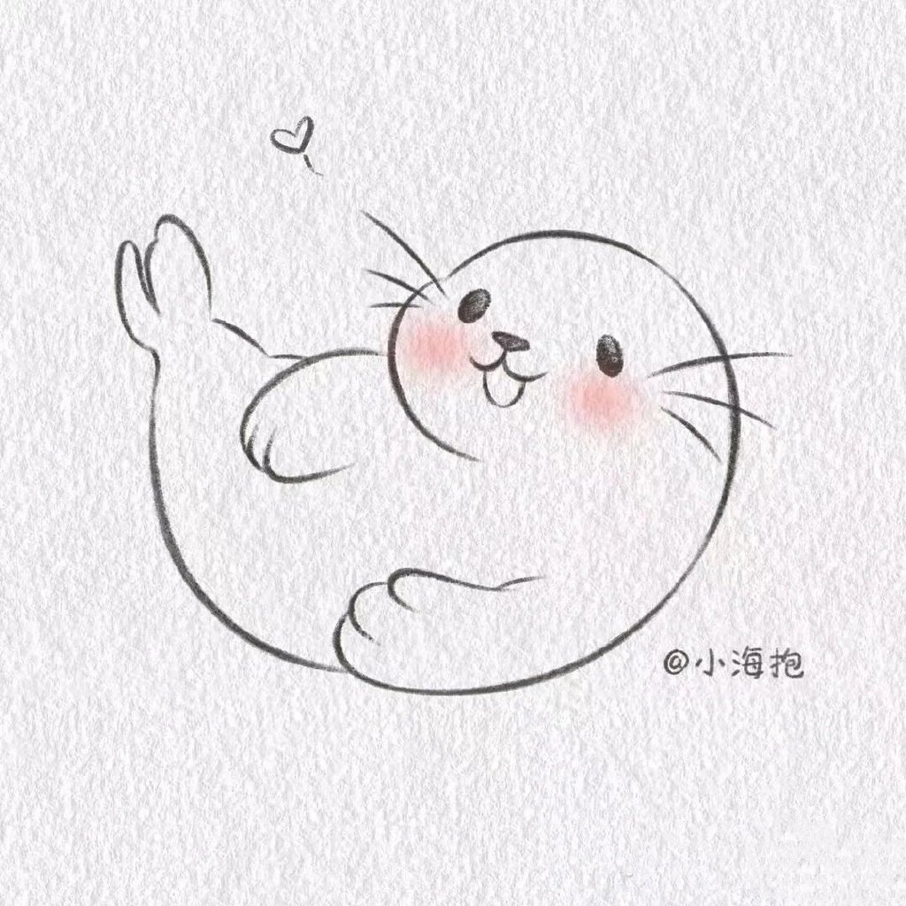 可爱卡通人物头像简笔画图片