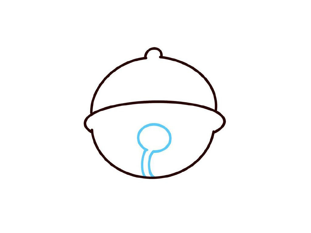 铃铛简笔画画法步骤