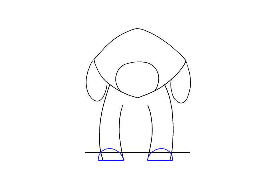简单漂亮的狗简笔画画法