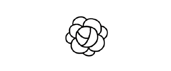 可爱小花玫瑰花简笔画教程