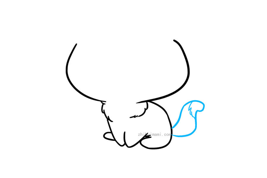 可爱的小猫简笔画画法步骤