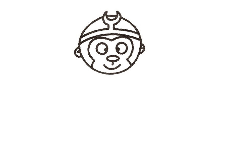 孙悟空简笔画怎么画