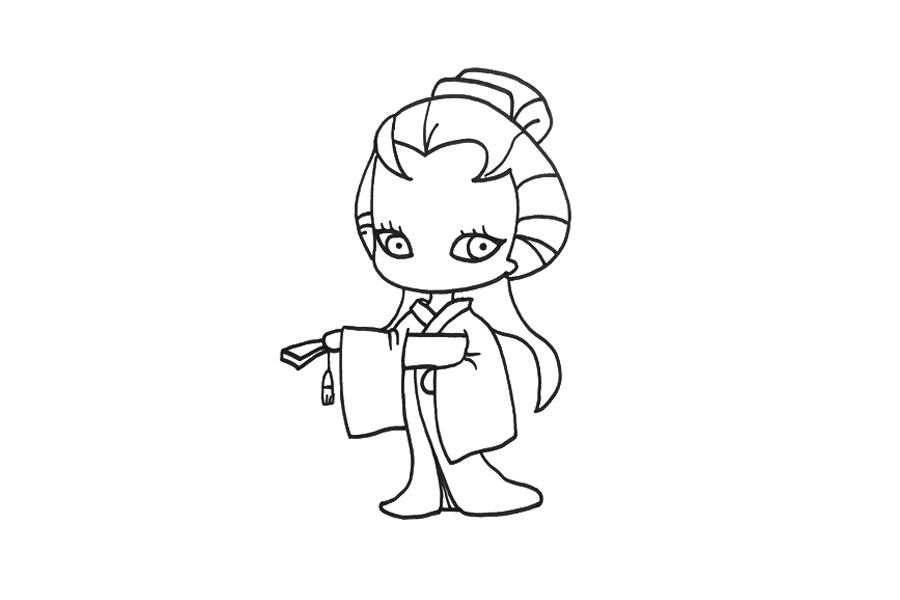 第五人格 舞者红蝶怎么画