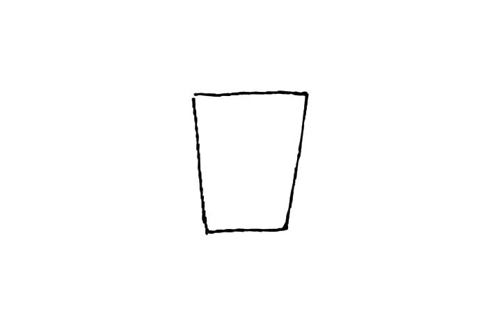 榨汁机简笔画画法步骤
