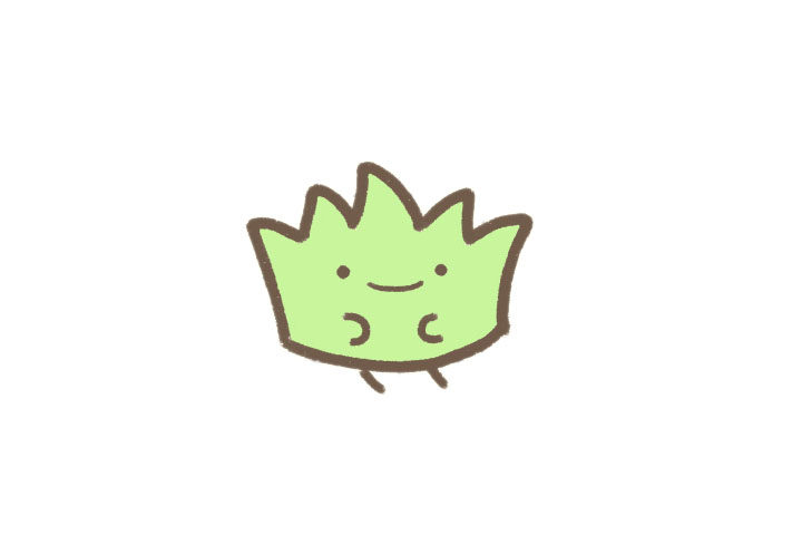 可爱小草简笔画画法步骤