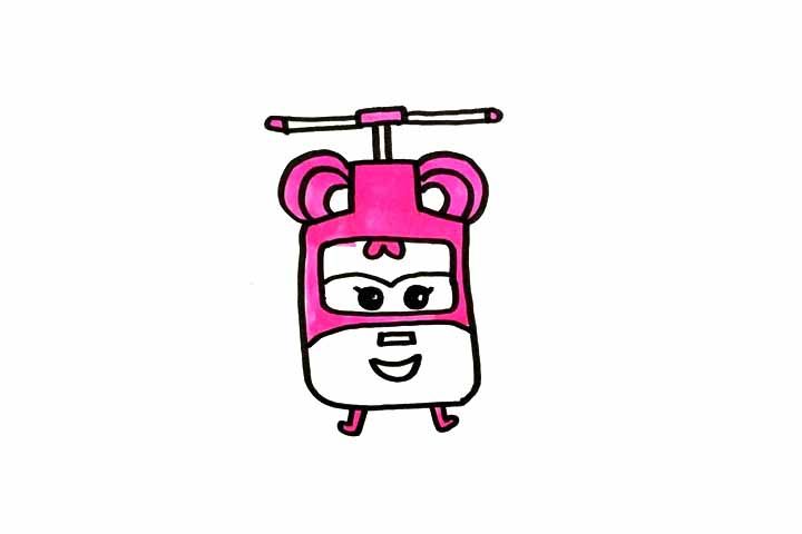 怎么画小爱
