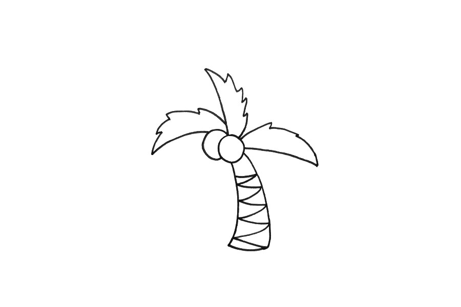 风景简笔画大全 沙滩风景怎么画