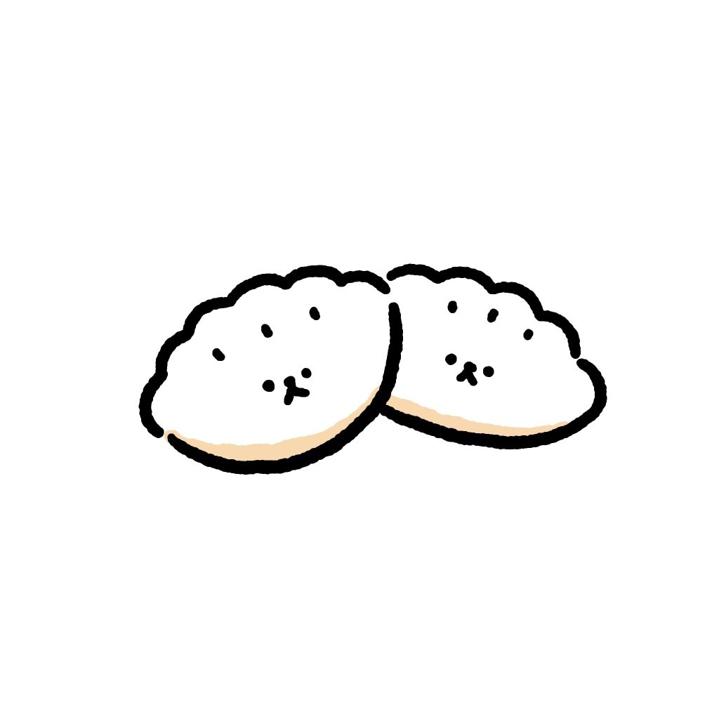 一组可爱的早餐简笔画图片