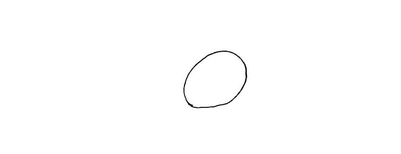 网球拍简笔画画法