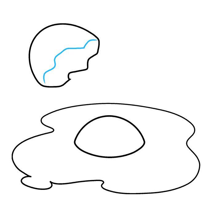 煎蛋怎么画