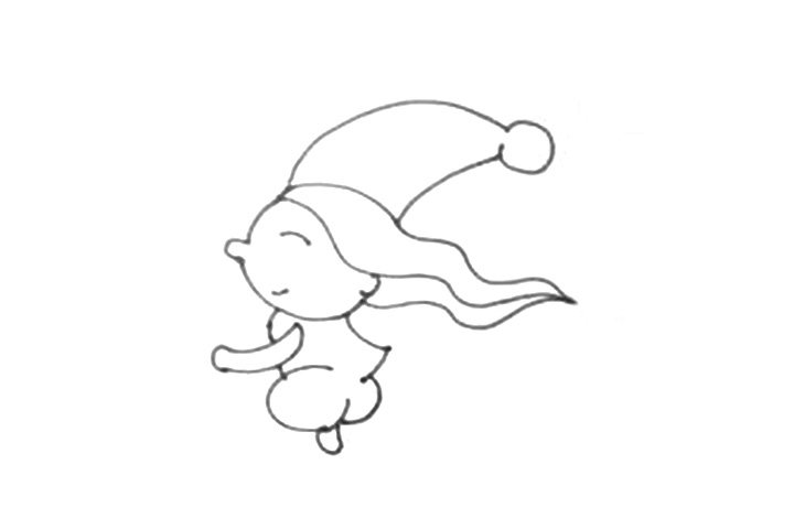 简单的魔法仙女怎么画