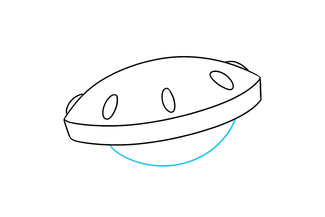 外星人飞船怎么画