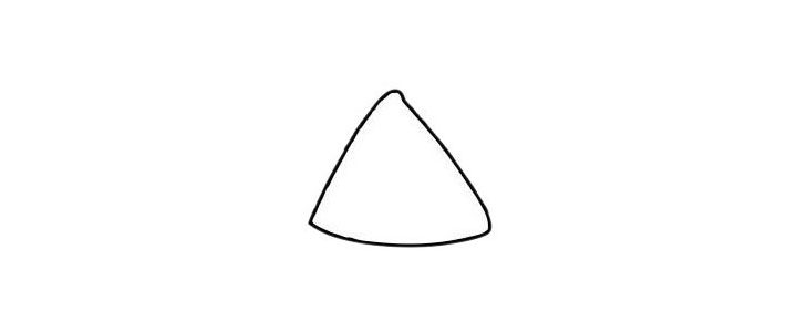 简单的粽子简笔画画法步骤