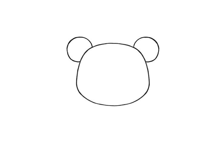 小熊MM简笔画教程