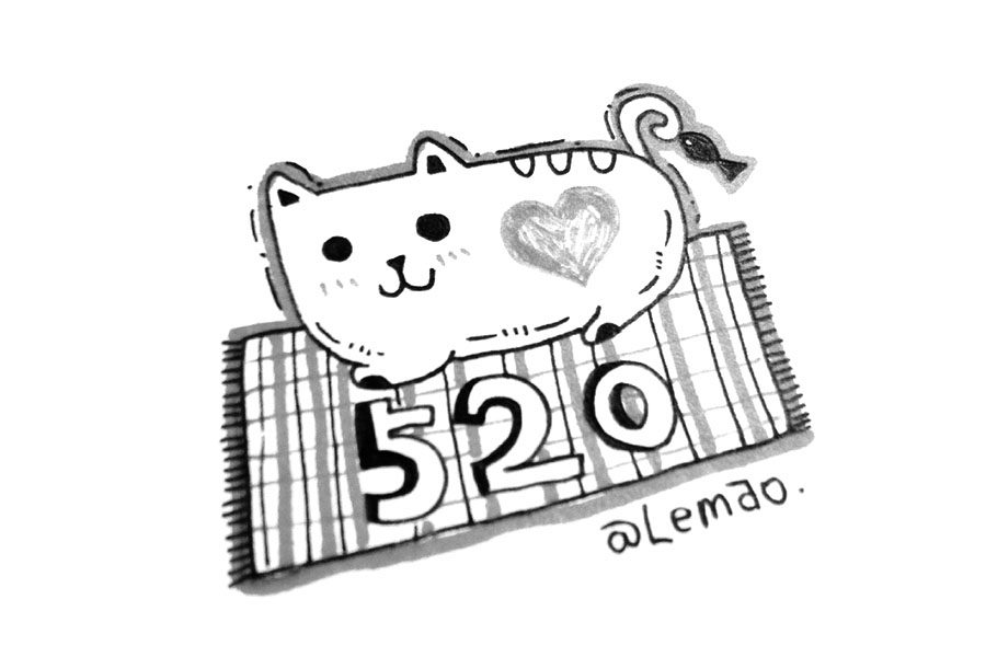 520表白节到了，一起来画520吧！
