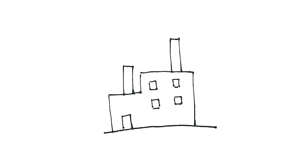工厂简笔画画法