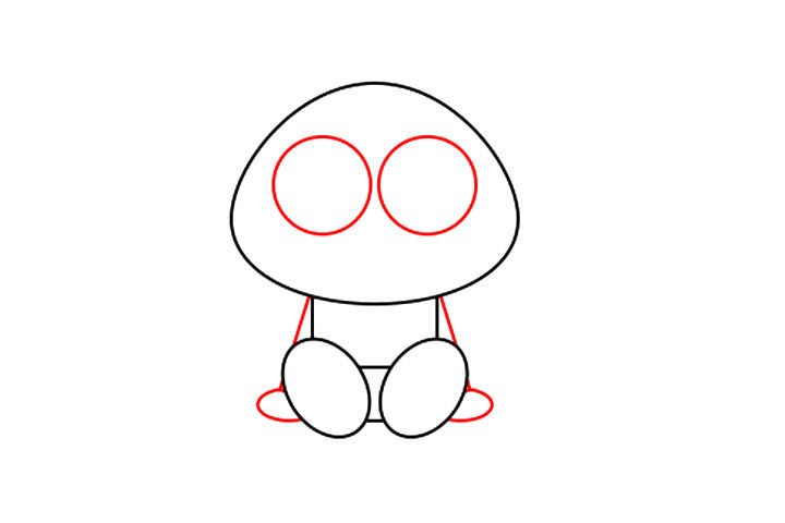 可爱婴儿简笔画画法步骤
